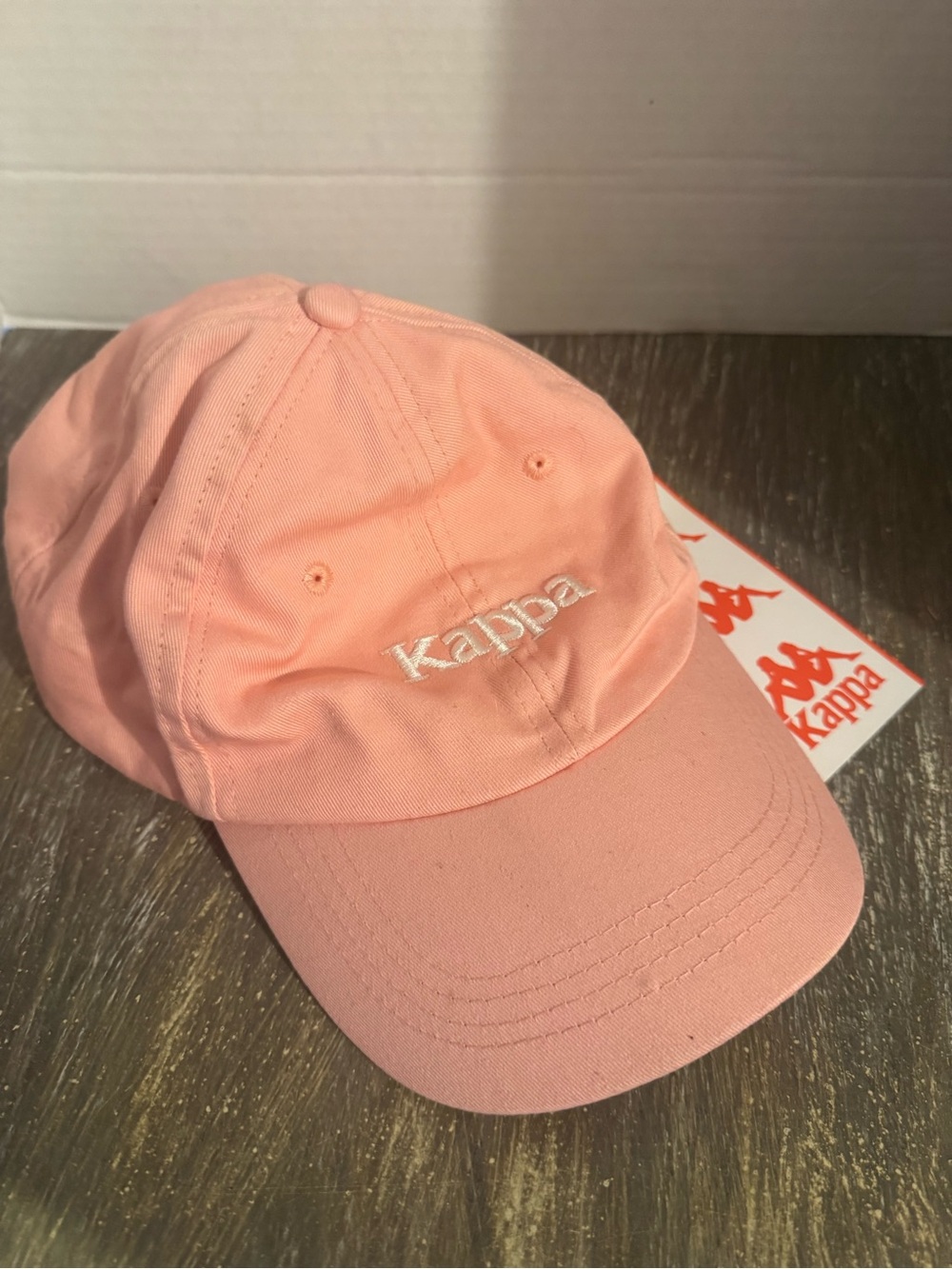 Kappa Pastel Pink Logo Cap